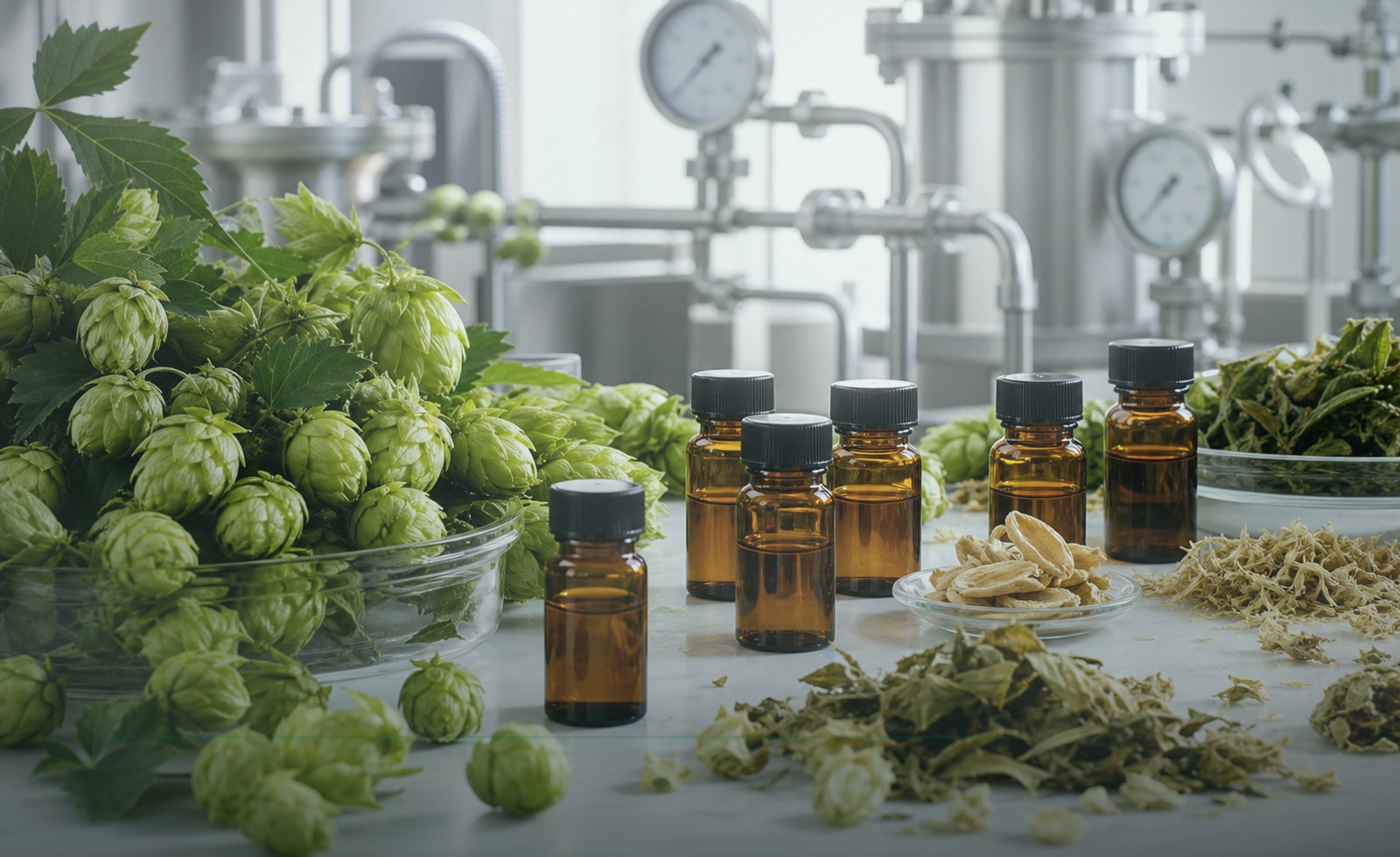 Hops and aroma extraction